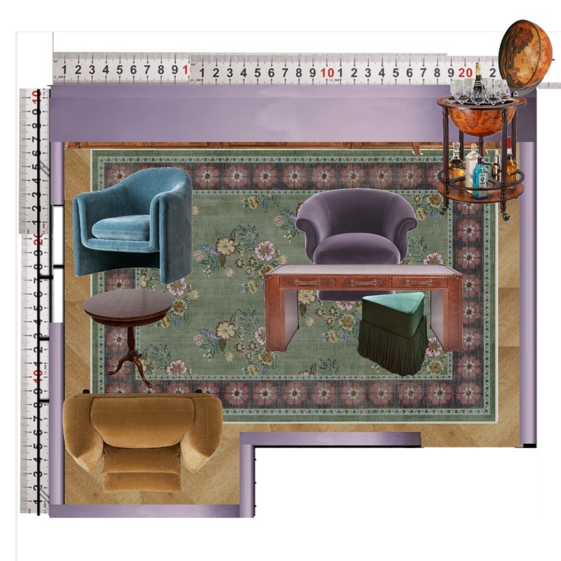 Library Interior Design Mood Board by dl2407