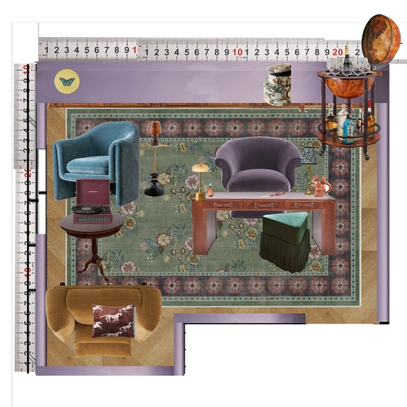 Library Interior Design Mood Board by dl2407
