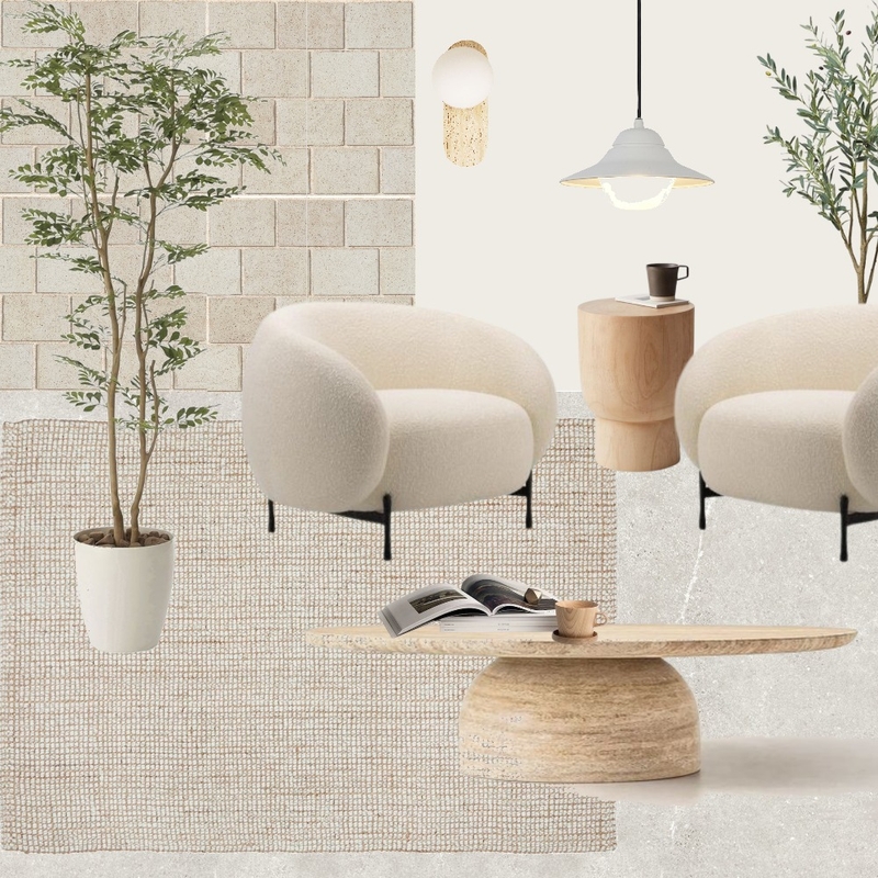 Arabella Natural Interior Design Mood Board by Unitex Rugs