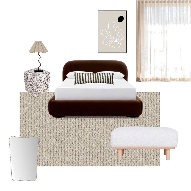 Master Bedroom Interior Design Mood Board by ChloeO