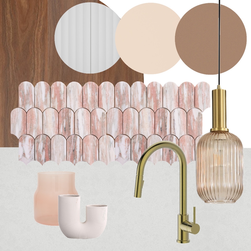 Beach Shack Kitchen Interior Design Mood Board by Eden & Birch Design Studio