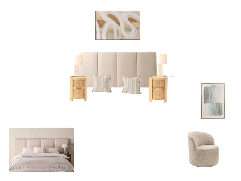 Shelley's Bedroom Interior Design Mood Board by IIDR Interior Design