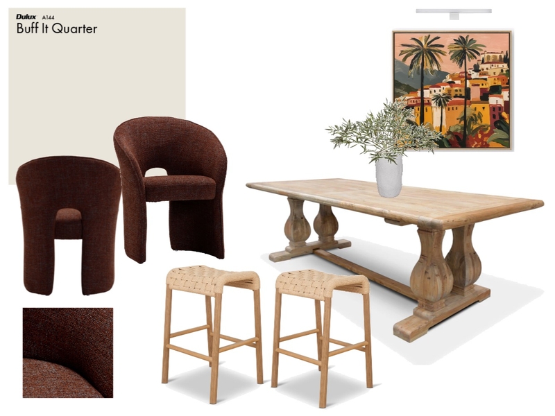 Project Boronia Dining Interior Design Mood Board by Manea Interior Design & Styling