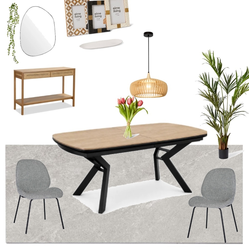 פינת אוכל מוריה Interior Design Mood Board by Batya Rinsky