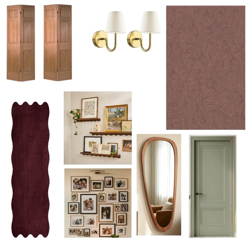 Mom's Hallway Interior Design Mood Board by BJSchmid11