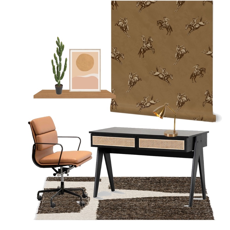 Vintage cowgirl wallpaper for a bold home office 2 Interior Design Mood Board by shwetaggaikwad Vintage cowgirl wallpaper for a bold home office 2 Interior Design Mood Board by shwetaggaikwad