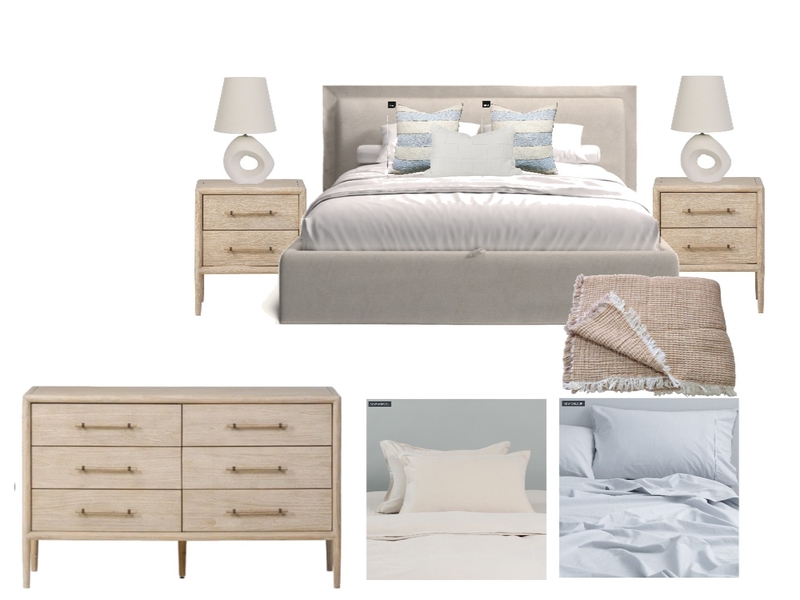 Project Sutton Bed 1 Interior Design Mood Board by Manea Interior Design & Styling