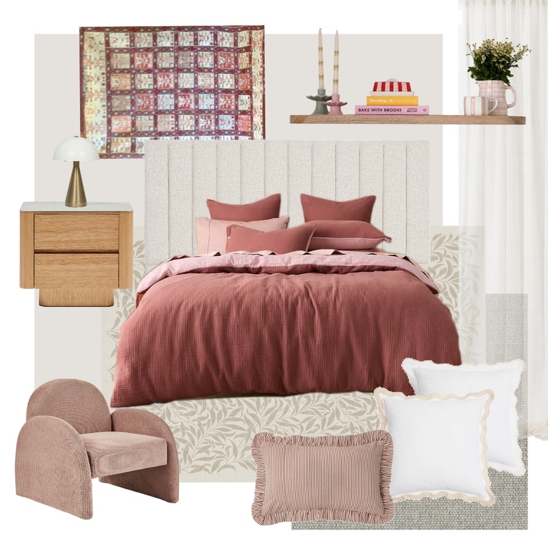 Garden Towers Bedroom Interior Design Mood Board by Beautiful Spaces Interior Design