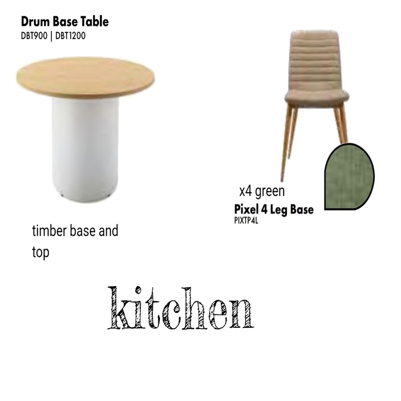 Kitchen Interior Design Mood Board by MiraDesigns
