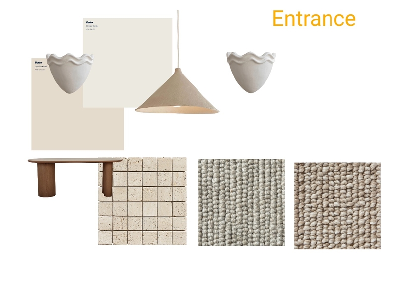 Entrance Interior Design Mood Board by Ella Currie