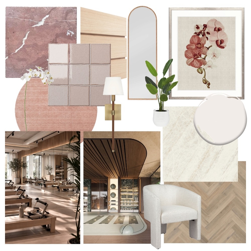 Studio Forme Pilates Interior Design Mood Board by Tia Rose Interiors Studio Forme Pilates Interior Design Mood Board by Tia Rose Interiors