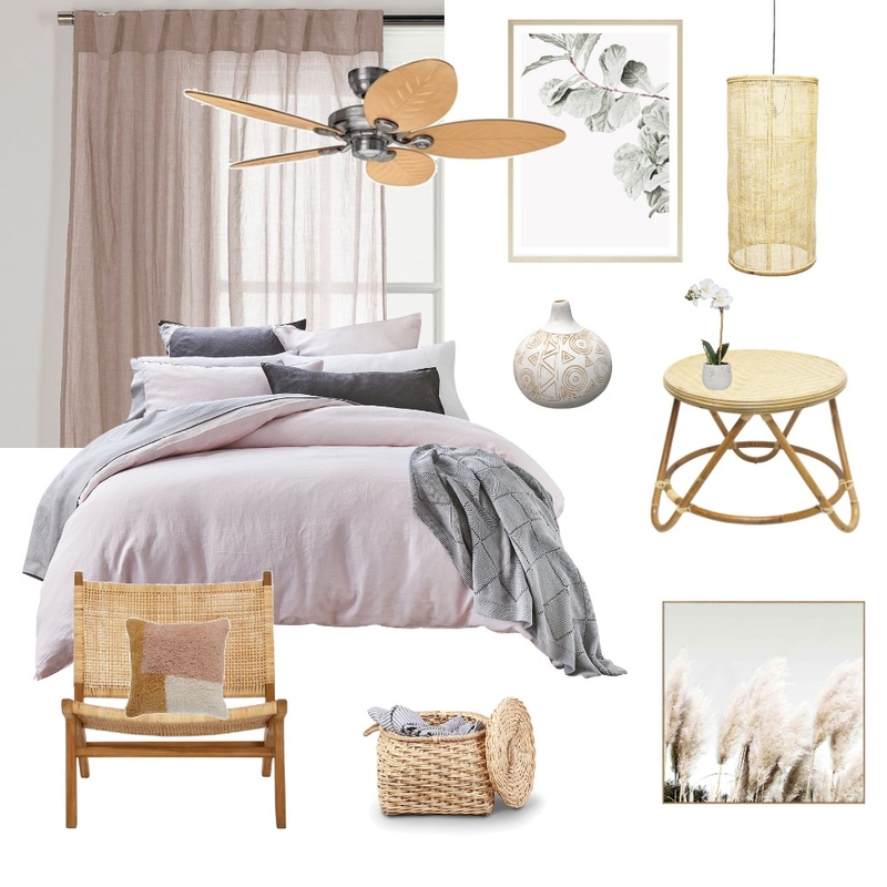 Sophia's bedroom Interior Design Mood Board by Rhea Panizon