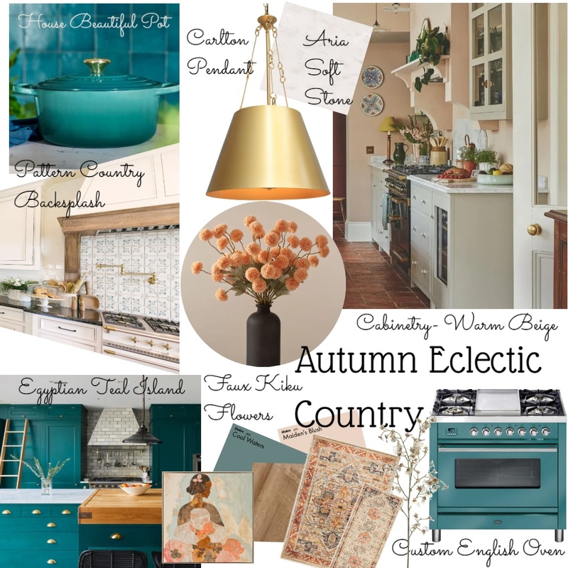 Autumn Country Kitchen Interior Design Mood Board by Immersed Designs Autumn Country Kitchen Interior Design Mood Board by Immersed Designs