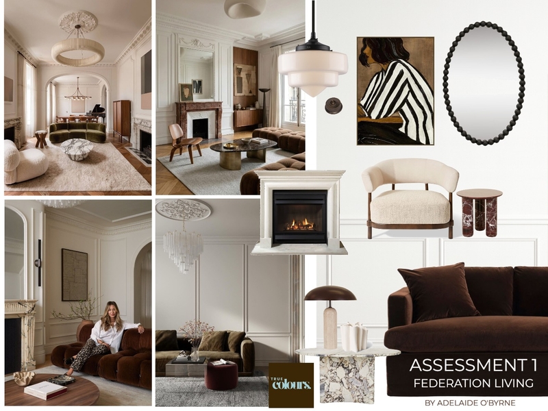 S6 A1 - FEDERATION LIVING Interior Design Mood Board by addieobyrne S6 A1 - FEDERATION LIVING Interior Design Mood Board by addieobyrne