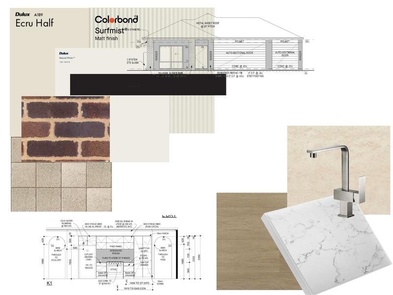 Dorado Road Interior Design Mood Board by Harrilw