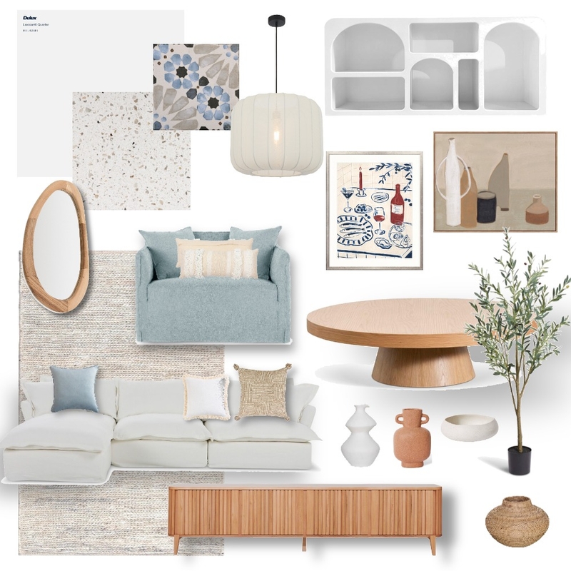 MEDITERRANEAN Interior Design Mood Board by ferksaderf