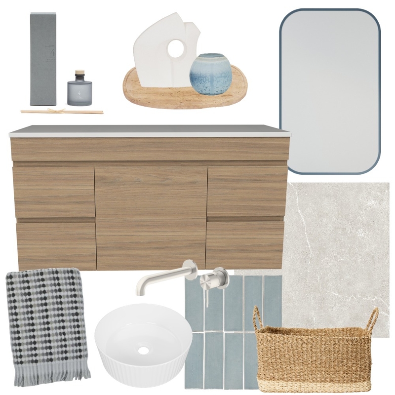 Tide & Timber | Bargo with Jazz Arch Frame Mirror Interior Design Mood Board by Timberline