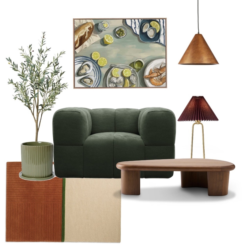 Olive & Umber Interior Design Mood Board by Home Studio by Sumedha