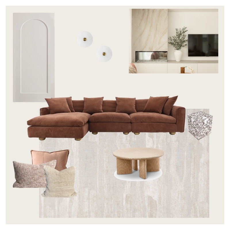 Media room - relaxed Australian Interior Design Mood Board by ZURE