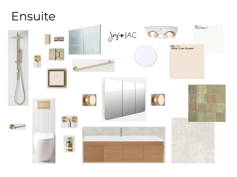 Woodlands Ensuite Interior Design Mood Board by Jas and Jac