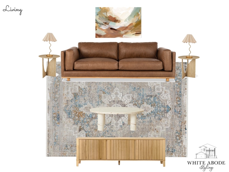 Zillman - Living Interior Design Mood Board by White Abode Styling