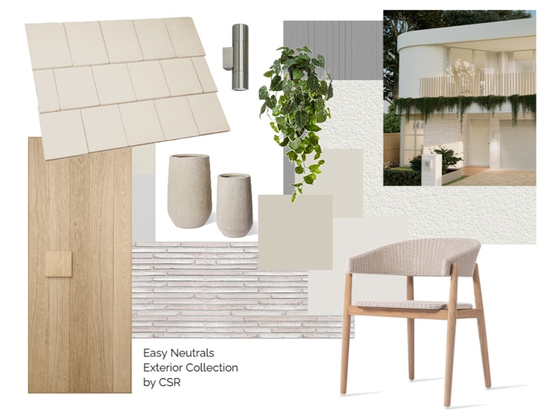Easy Neutrals Exterior Collection Interior Design Mood Board by CSR Limited