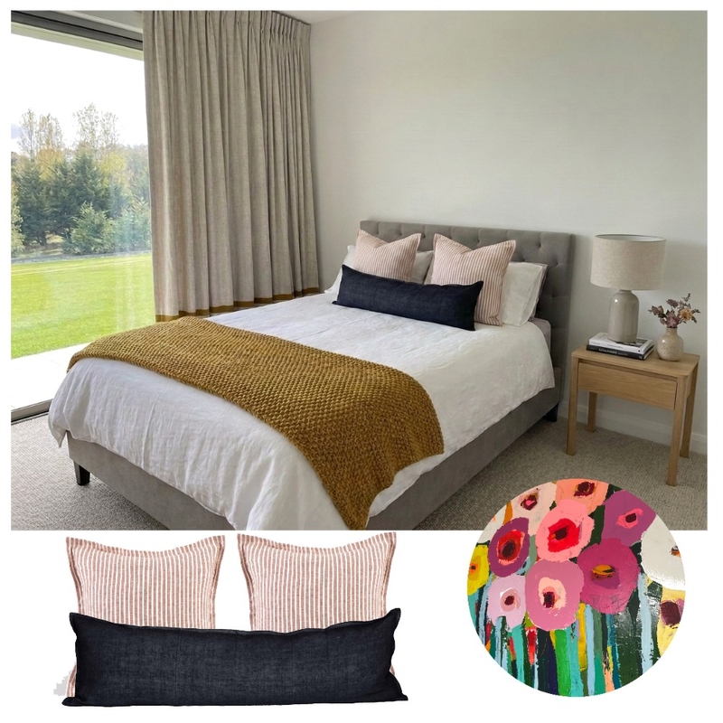 Pietsch - Guest Bedroom 2 Interior Design Mood Board by Holm & Wood.