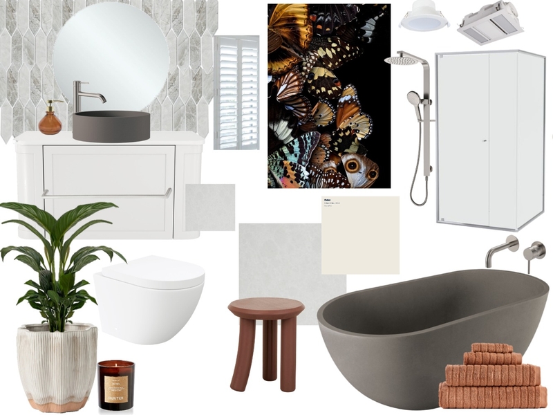 Module Nine Bathroom Actual Interior Design Mood Board by Embellish Interiors