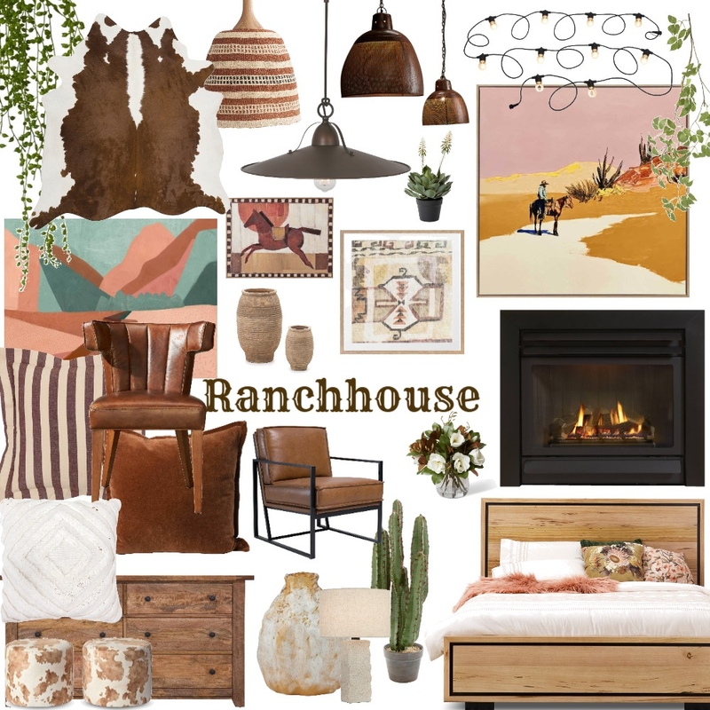 Ranchhouse Style Interior Design Mood Board by Mariah Ranchhouse Style Interior Design Mood Board by Mariah