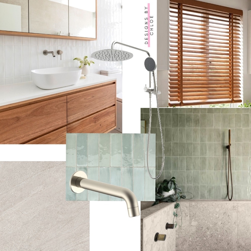 Invermay bathroom Interior Design Mood Board by Designs by Chloe