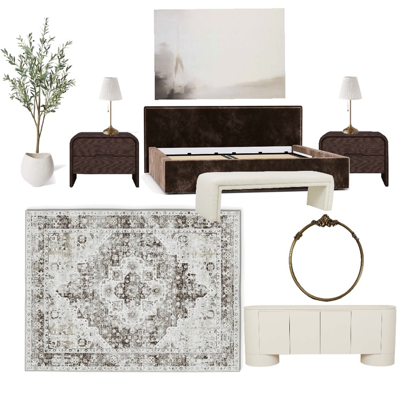 Bedroom Interior Design Mood Board by Olivia.Stephenson