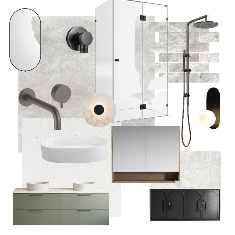 bedroom 2,3,4 bathroom Interior Design Mood Board by qiqihomes