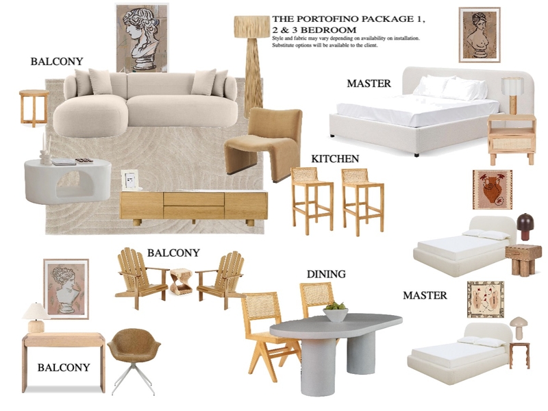 THE PORTOFINO package Interior Design Mood Board by Nueproperty THE PORTOFINO package Interior Design Mood Board by Nueproperty