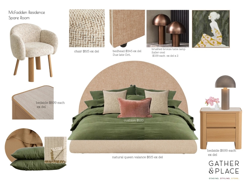McFadden Residence Interior Design Mood Board by Gather & Place