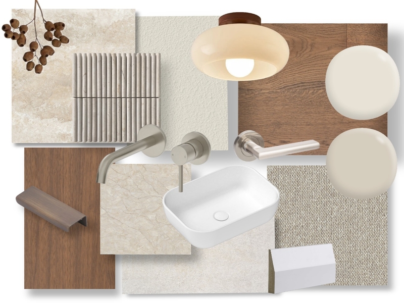 Japandi Interior Design Mood Board by LaurenCoast