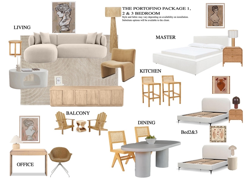 THE PORTOFINO package Interior Design Mood Board by Nueproperty THE PORTOFINO package Interior Design Mood Board by Nueproperty