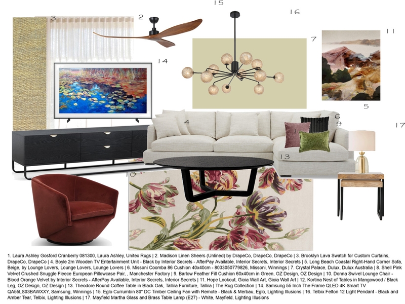 Module 9 Living Room Interior Design Mood Board by Hibakamal Module 9 Living Room Interior Design Mood Board by Hibakamal