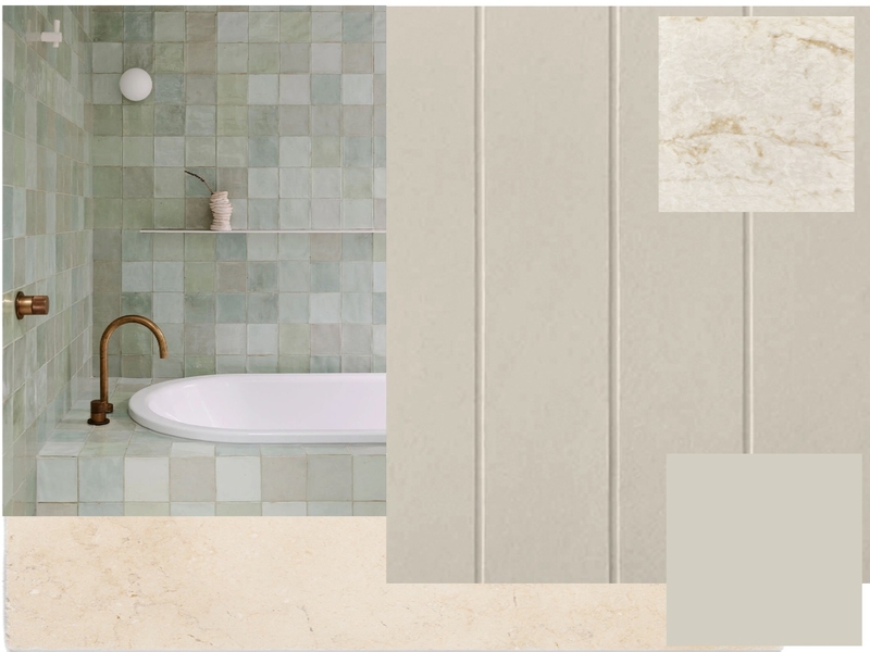 Iluka downstairs bathroom Interior Design Mood Board by jessicalcosier