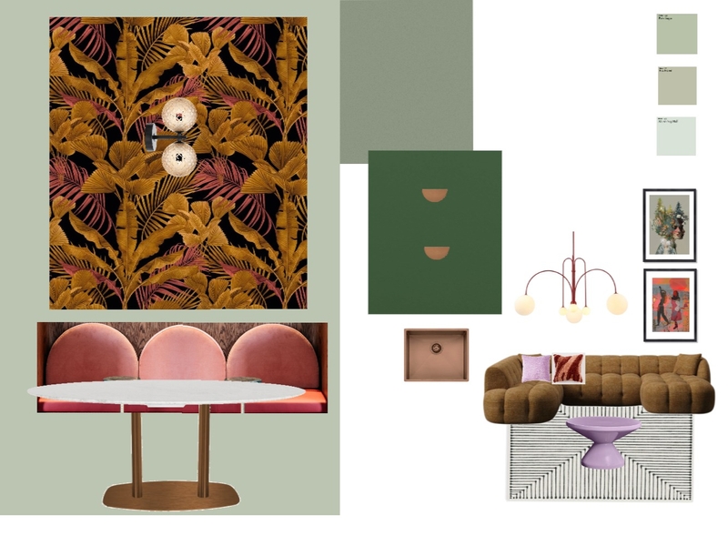 Sampson Living/kitchen/meals 8 Interior Design Mood Board by mortimerandwhite