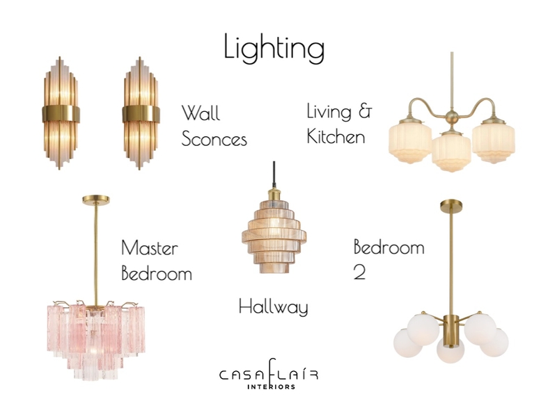 Lighting - Manly Interior Design Mood Board by Casa Flair Interiors
