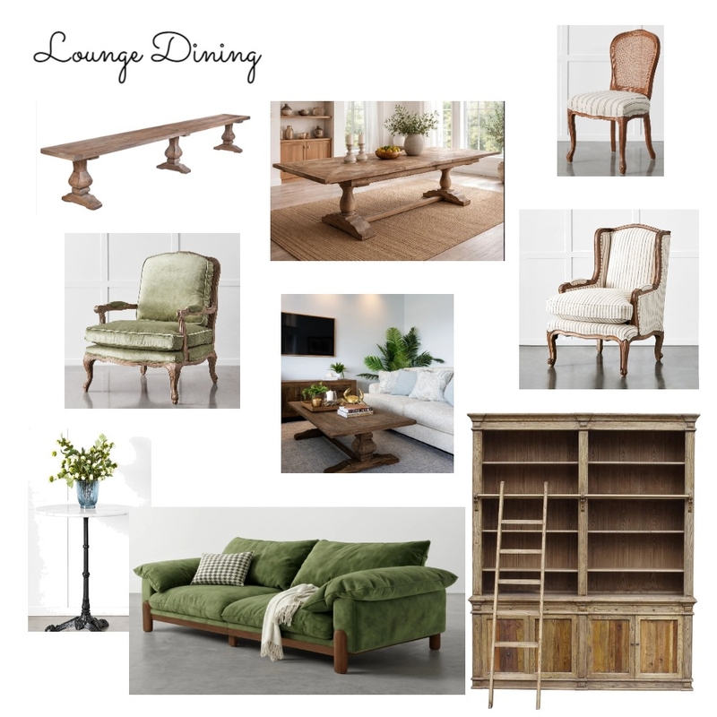 Eureka Lounge and Dining Interior Design Mood Board by Jendar Interior Design