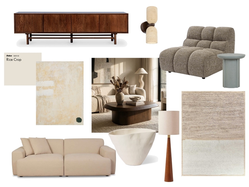 Scandi sample board - mod 3 Interior Design Mood Board by etindale