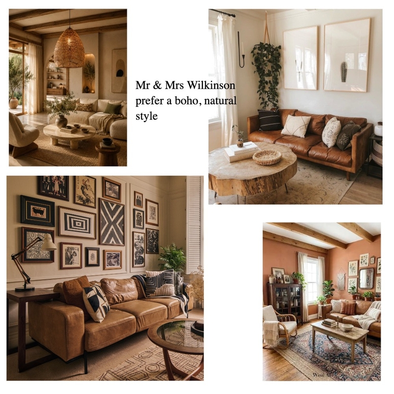 Mr & Mrs Wilkinson - Style B Interior Design Mood Board by SarBearDesi
