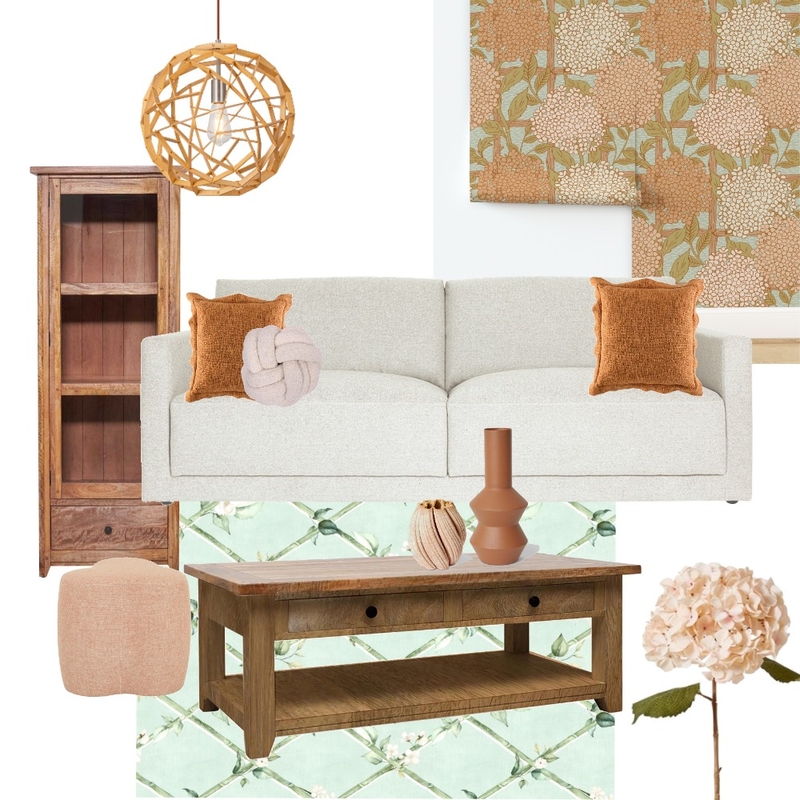 Hydrangea Cottage Interior Design Mood Board by latheandquill Hydrangea Cottage Interior Design Mood Board by latheandquill