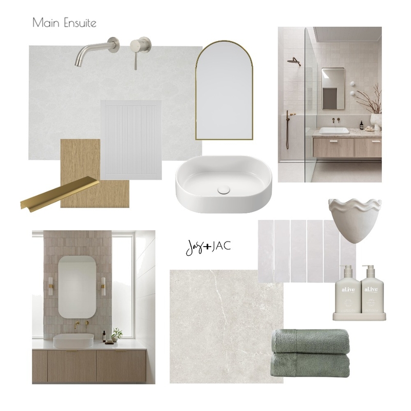 Home Main Ensuite Interior Design Mood Board by Jas and Jac