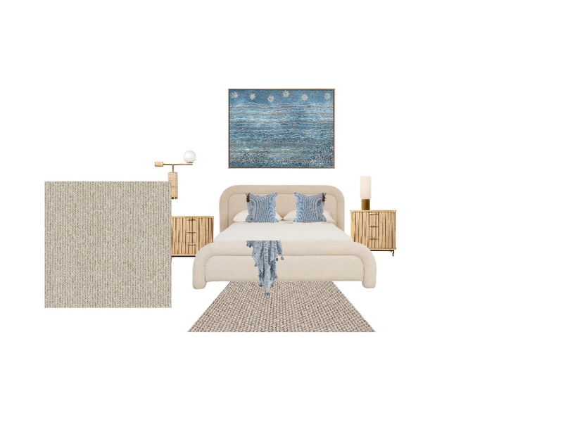 701.295GOLD Bed 1 Interior Design Mood Board by lisa@davestuart.com.au