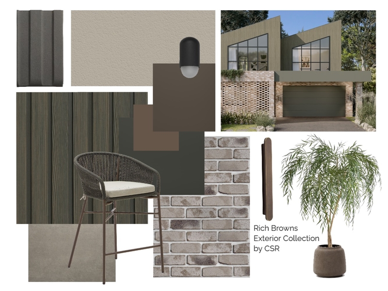 Rich Browns Exterior Collection Interior Design Mood Board by CSR Limited Rich Browns Exterior Collection Interior Design Mood Board by CSR Limited