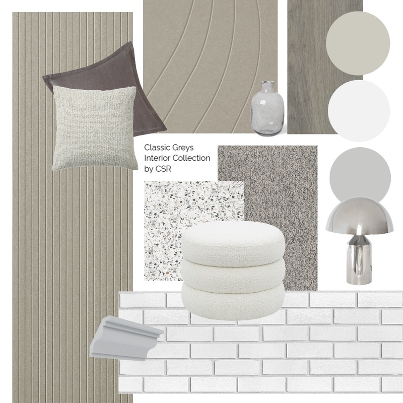 Classic Greys Interior Collection Interior Design Mood Board by CSR Limited Classic Greys Interior Collection Interior Design Mood Board by CSR Limited