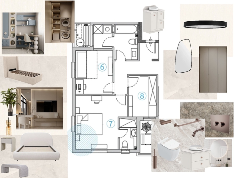 2 Interior Design Mood Board by nora shomali